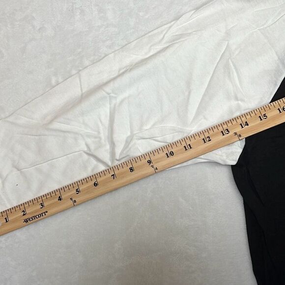 Nirvana Smiley face concert release Raglan long‎ hem cotton T-shirt NWOT Men L - Picture 5 of 7